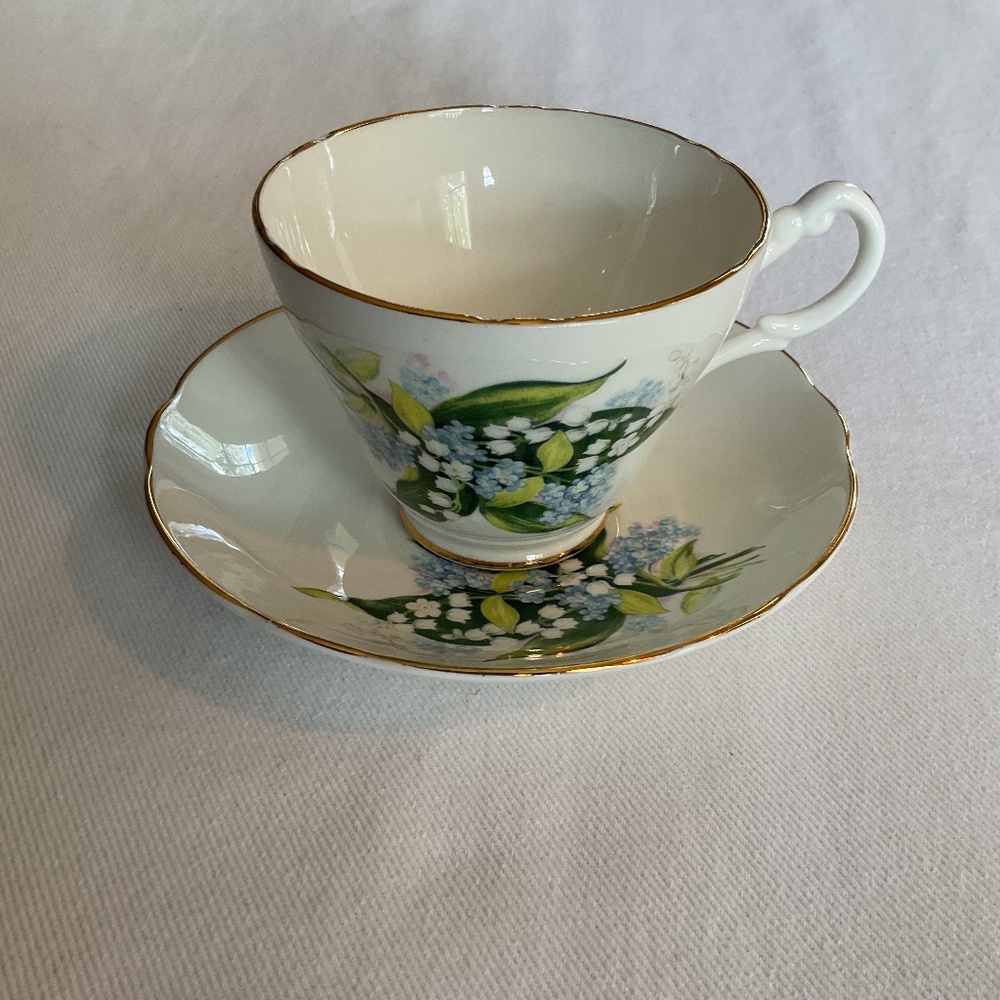 New Royal Stuart Lilly of the Valley Tea Cup & Saucer